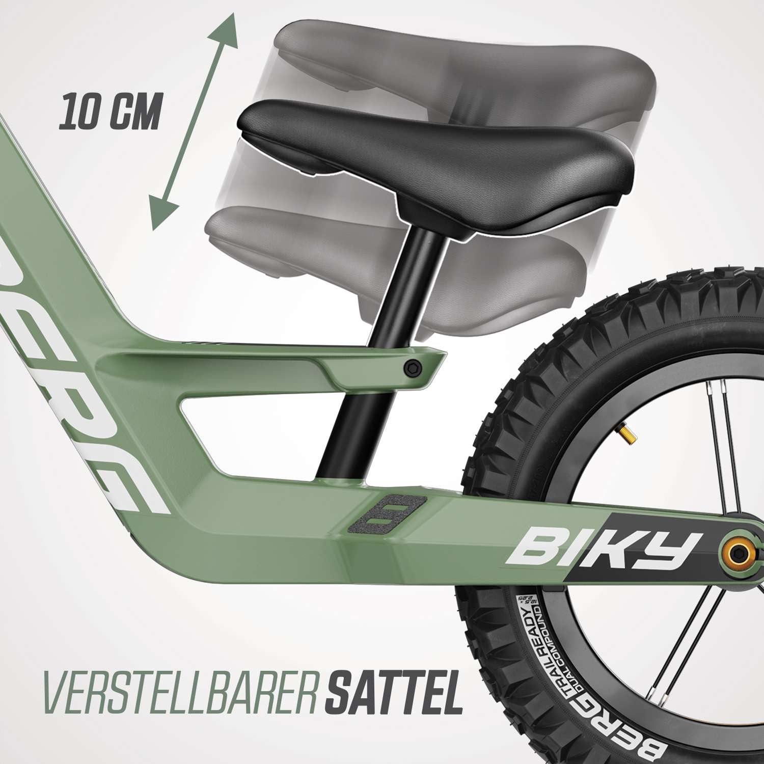 BERG Laufrad Biky Cross Green inkl. Handbremse BERG Laufrad Biky Cross Green inkl. Handbremse